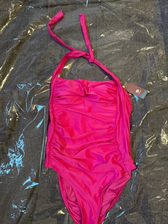 Other - Smismivo Neon Pink Halter Onepiece NWT M